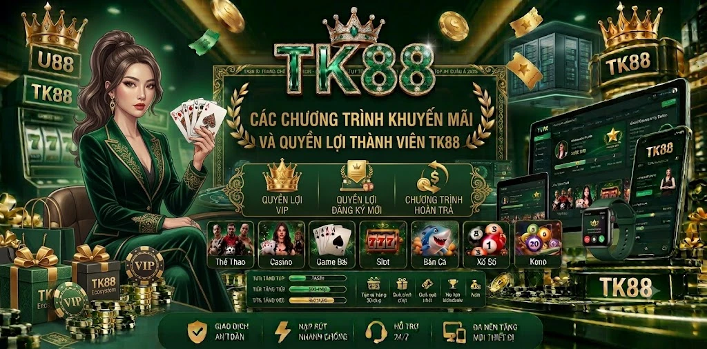 Khuyến Mãi Và Quyền Lợi Thành Viên TK88